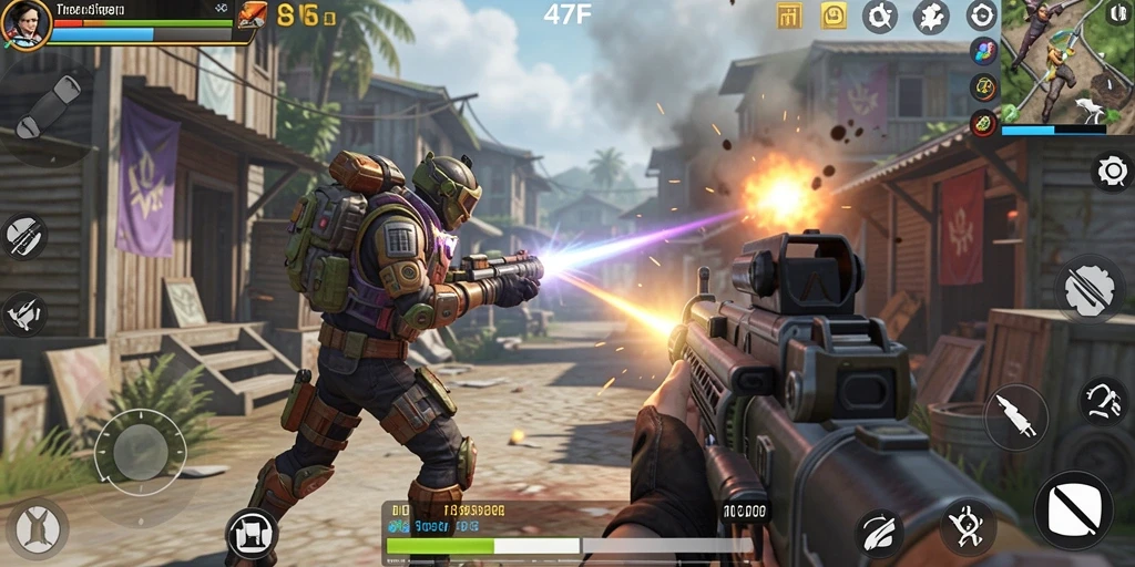 Gameplay menegangkan dari 47F dalam aksi TPS.