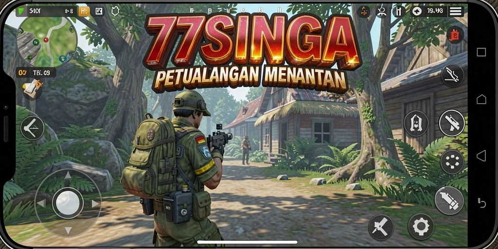 Tampilan gameplay TPS yang mendebarkan di 77SINGA.
