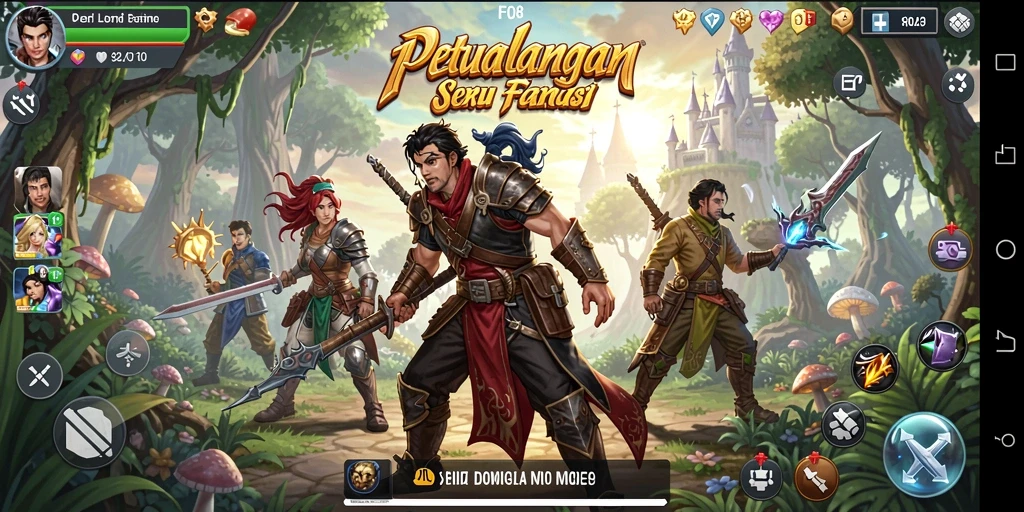 Tangkapan layar gameplay FO8 menunjukkan petualangan menakjubkan.
