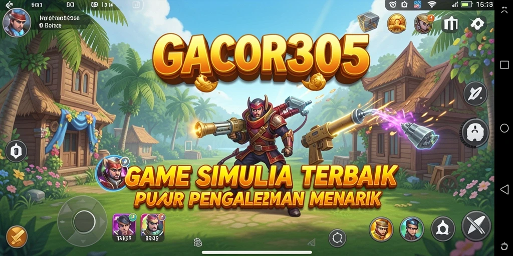 Screenshot gameplay GACOR305 yang menunjukkan elemen Simulation yang menarik.
