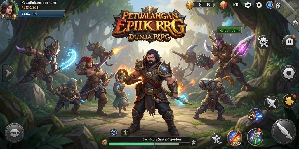 Screenshot menunjukkan gameplay menegangkan dalam KAKA303 dengan pertarungan heroik.