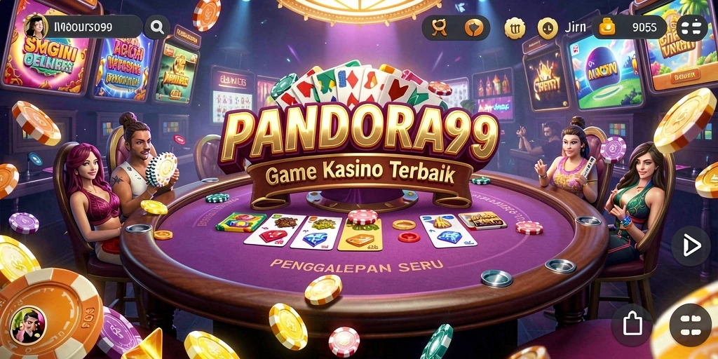 Screenshot PANDORA99 menampilkan gameplay yang seru dan interaktif di Kasino.
