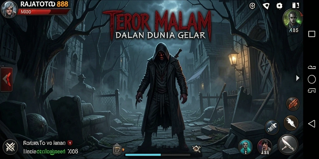 Gameplay menakutkan di dalam dunia <strong>RAJATOTO88</strong> yang gelap.