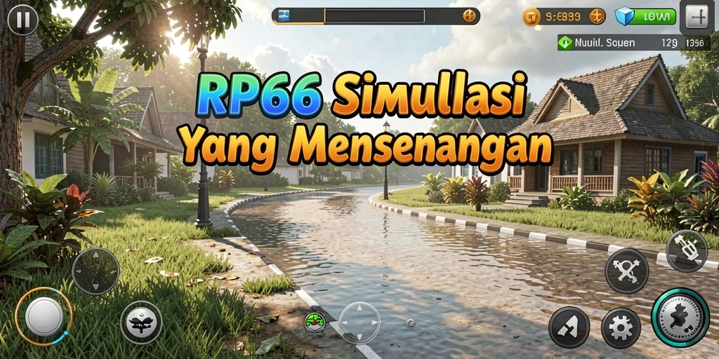 Screenshot utama RP66 menampilkan gameplay yang menarik dalam dunia simulasi.