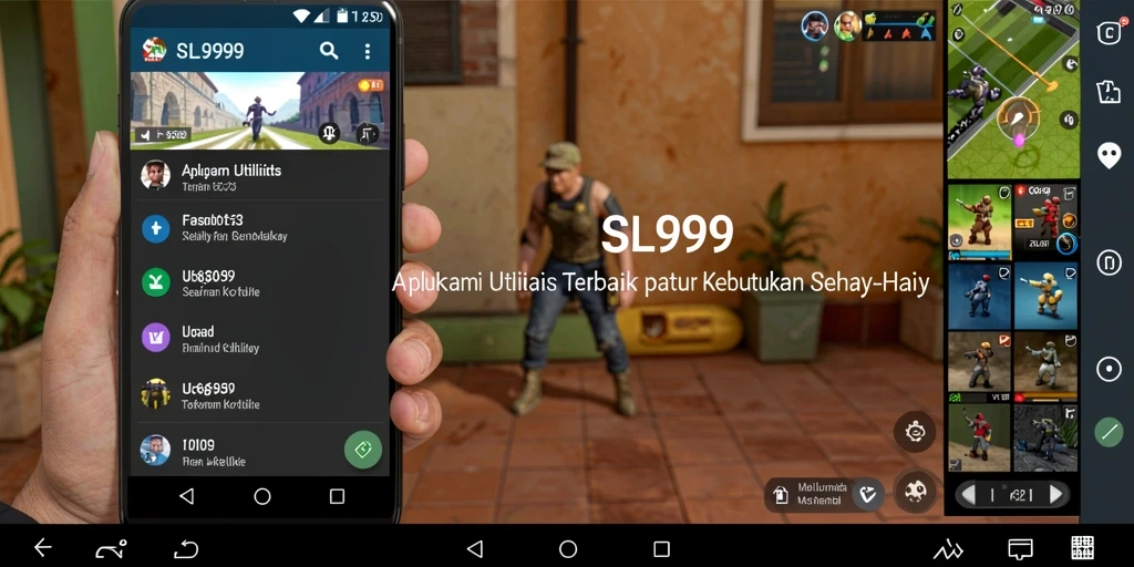 Tampilan antarmuka SL999 dengan berbagai alat utilitas.