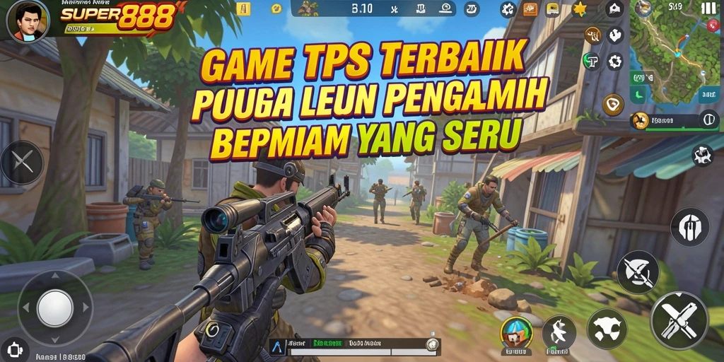 Tampilan gameplay mendebarkan dalam SUPER88 dengan aksi pertempuran yang intens.