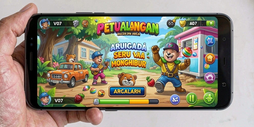 Gameplay seru V07 yang menantang dan menghibur.