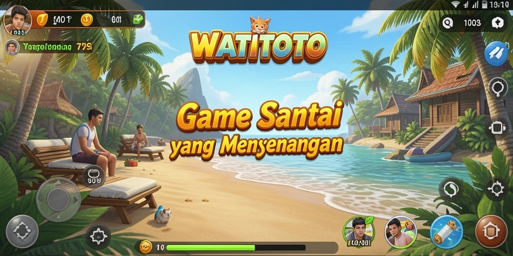 Tangkapan layar gameplay WATITOTO yang penuh warna dan imersif.