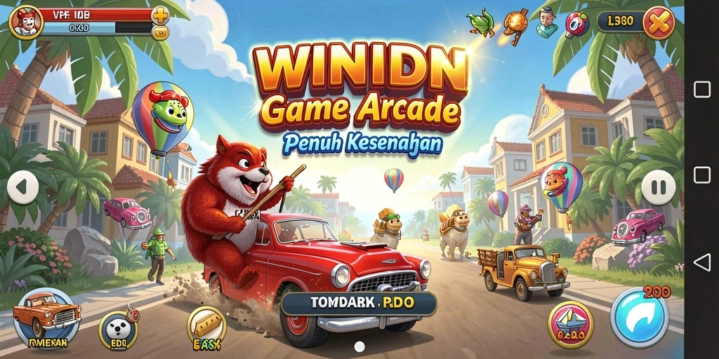 Tampilan gameplay seru dari WINIDN yang penuh aksi.